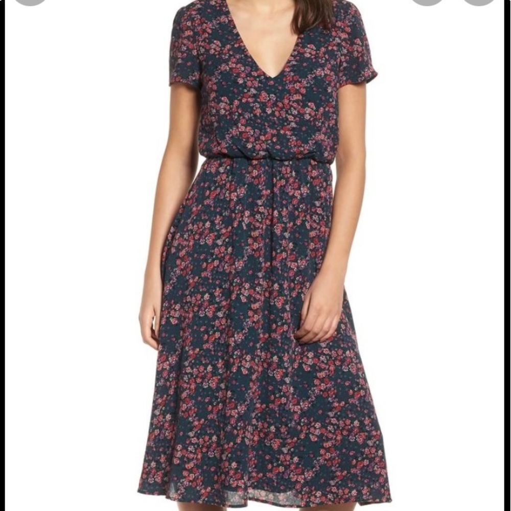 WAYF Floral Dress